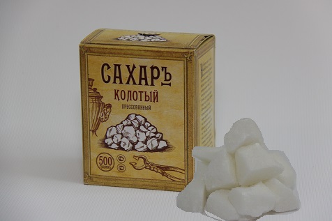 Сахар прессованный твердый колотый 0,5кг